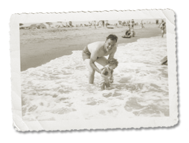 My Dad at the Beach